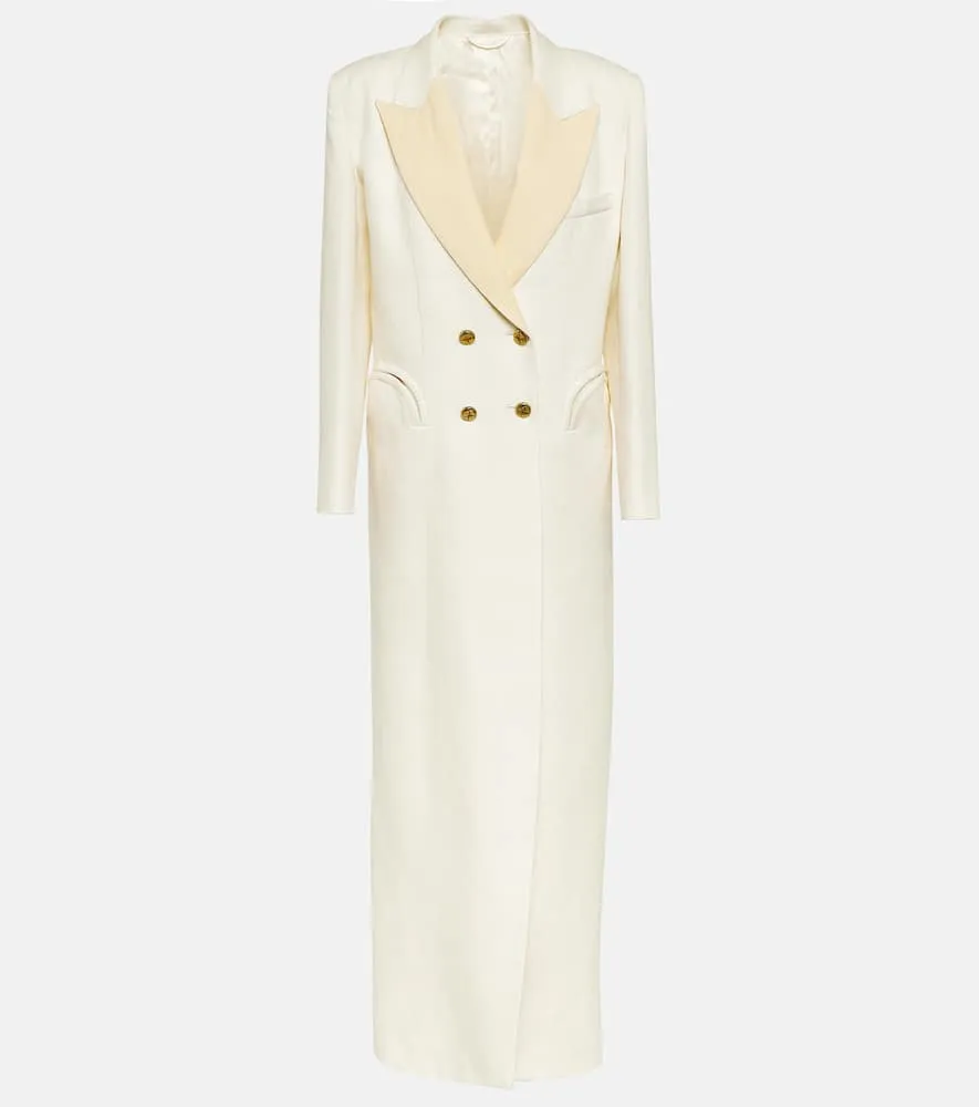 Blaze Milano Milano Heart double-breasted satin blazer dress