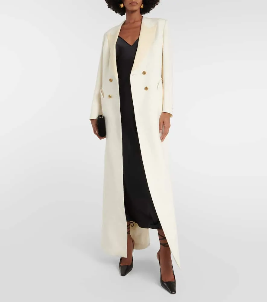 Blaze Milano Milano Heart double-breasted satin blazer dress