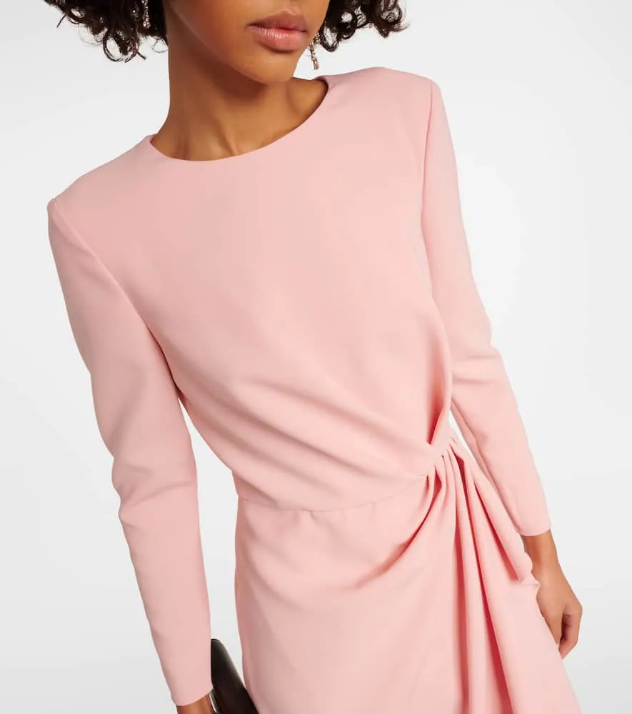 Carolina Herrera Gathered jersey midi dress