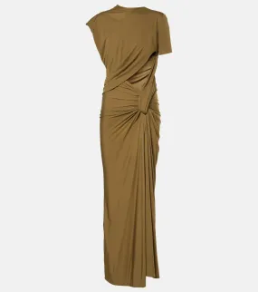 Christopher Esber Twisted Lever jersey maxi dress