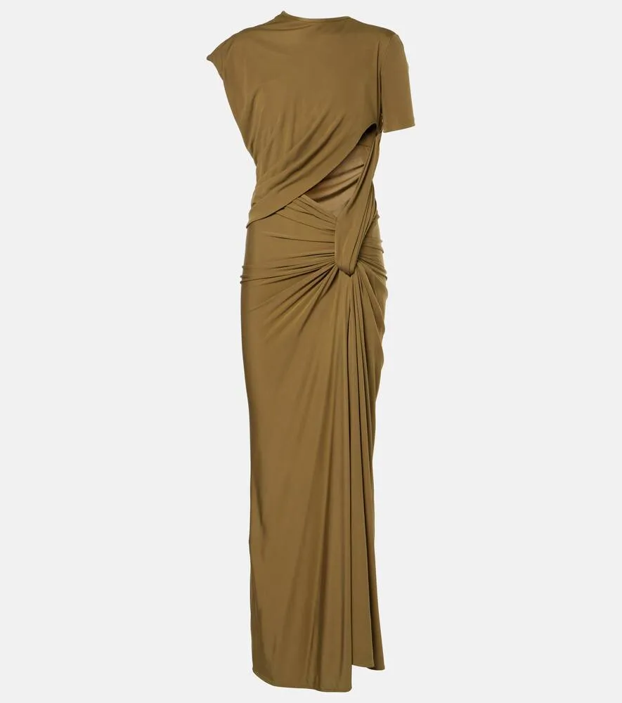 Christopher Esber Twisted Lever jersey maxi dress