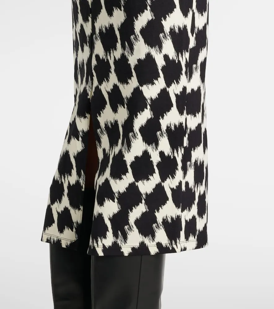 Diane von Furstenberg Libra printed gathered midi dress