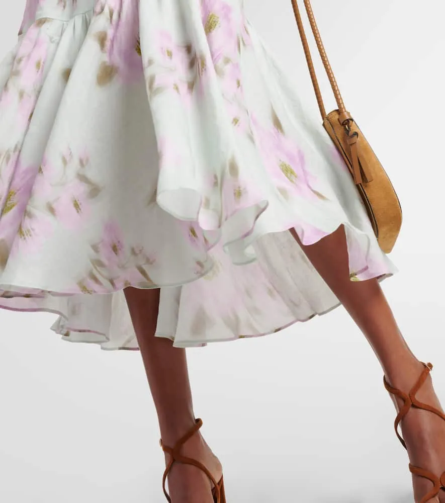 Dorothee Schumacher Blooming Volumes floral cotton midi dress
