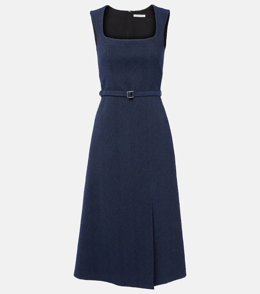 Emilia Wickstead Pinah cotton-blend boucl√É¬© midi dress