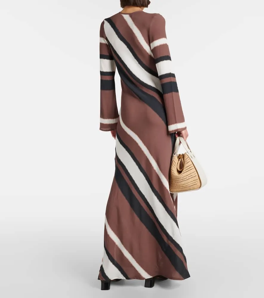 Faithfull Da Costa striped maxi dress