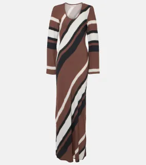 Faithfull Da Costa striped maxi dress
