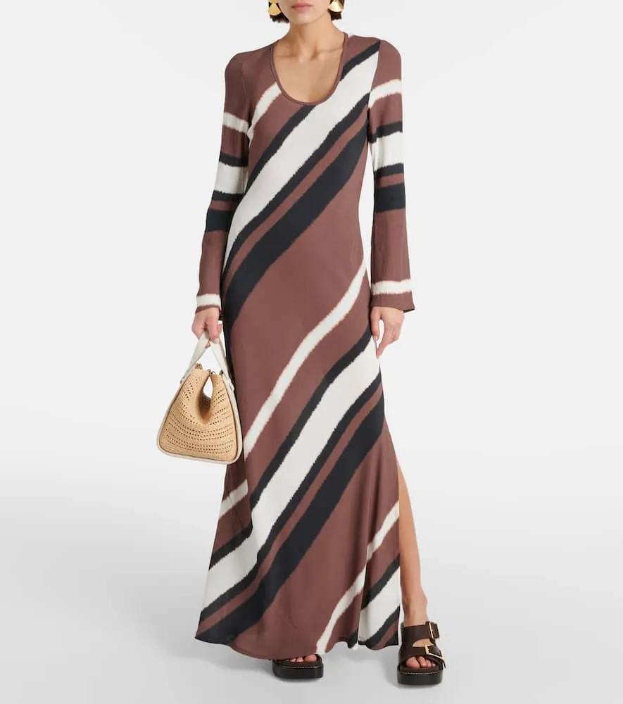 Faithfull Da Costa striped maxi dress