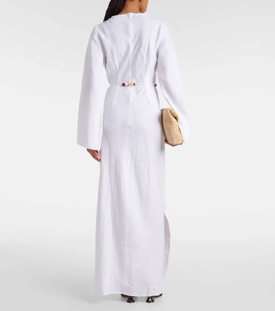 Faithfull Galea linen maxi dress