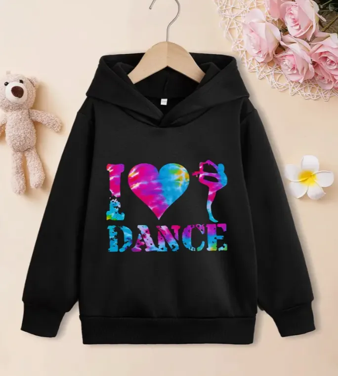 Girls "I Dance" Hoodies