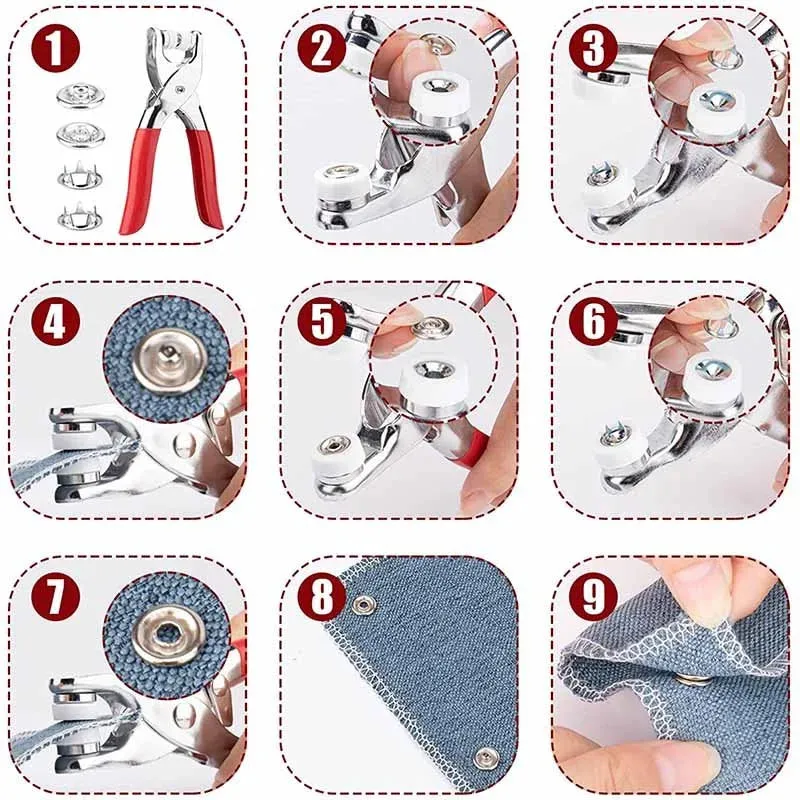 Invisible Seamless Buckle DIY Snap Tool