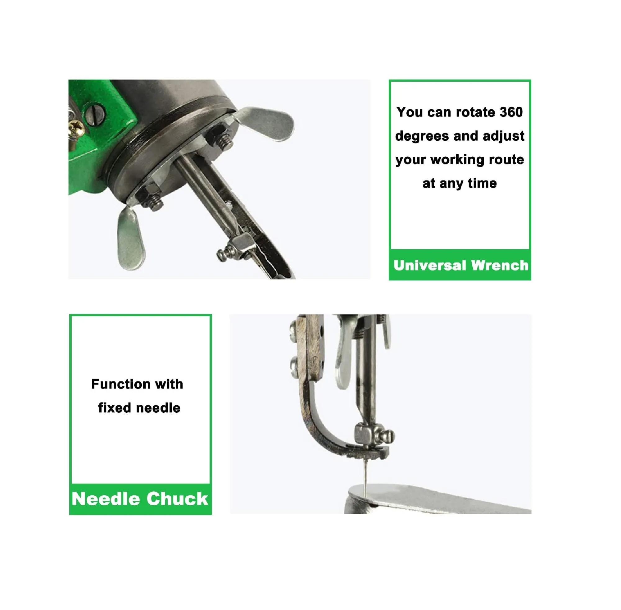 IRONWALLS Leather Sewing Machine Heavy Duty Metal Manual Hand Cobbler Shoe Stitching Repair Mending Machine with Dual Cotton Nylon Line Canvas