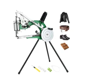 MAOPINER Shoe Sewing Machine, Hand Cobbler Shoe Repair Machine Heavy Duty Shoe Repair Equipment with Needles for Canvas Cotton Linen Sewing Craft Tools