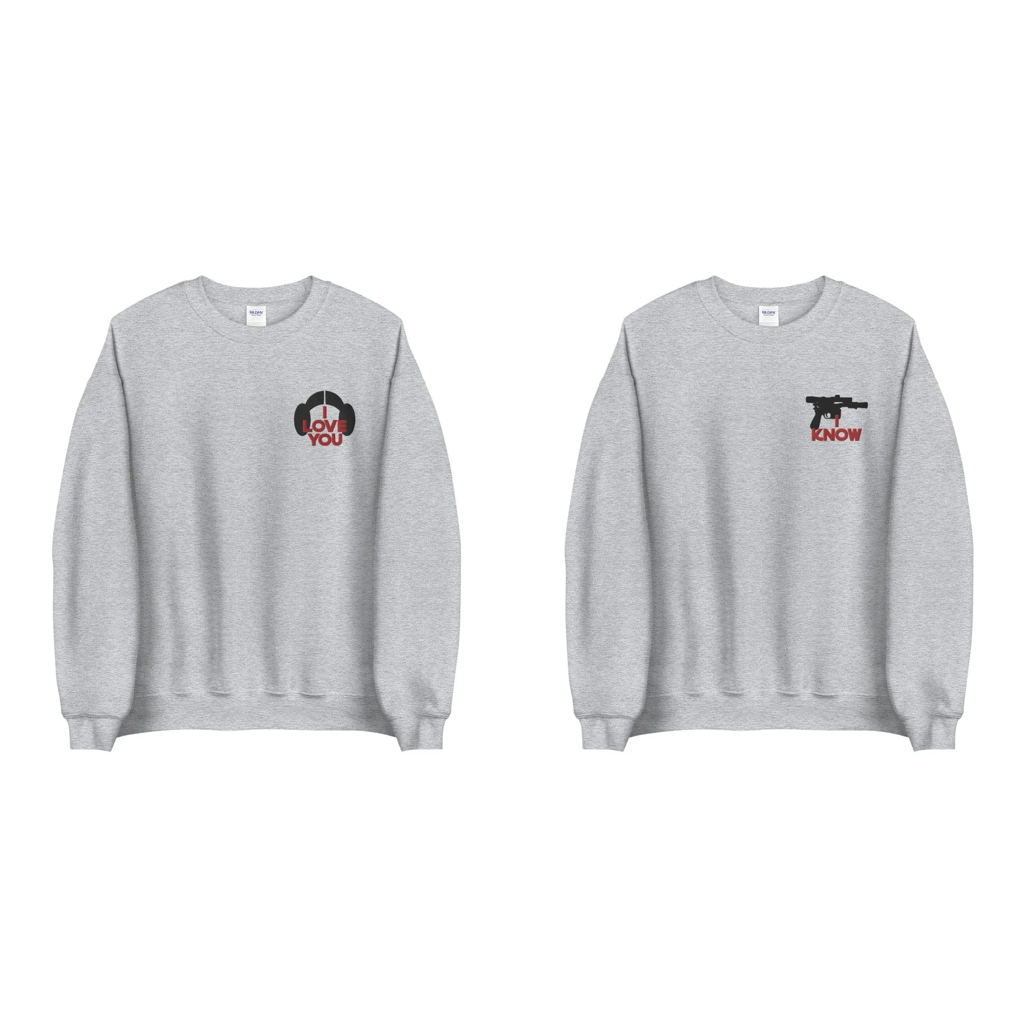 Matching I Love You I Know Sweaters