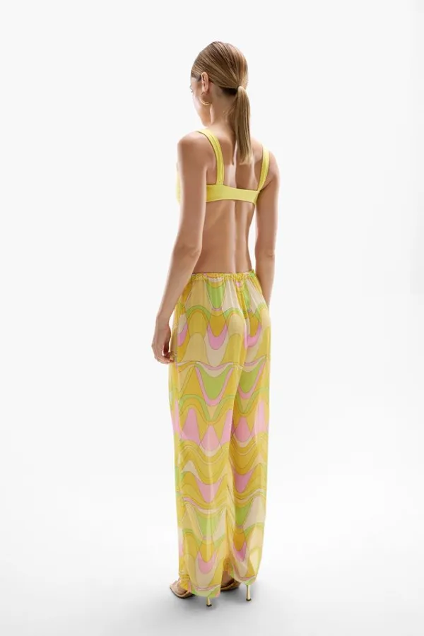 Oasis Pants Wavy Gold