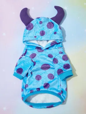 PETSIN 1pc Fabric Cartoon Design Pet Hoodie For Dog And Cat For Cold Weather