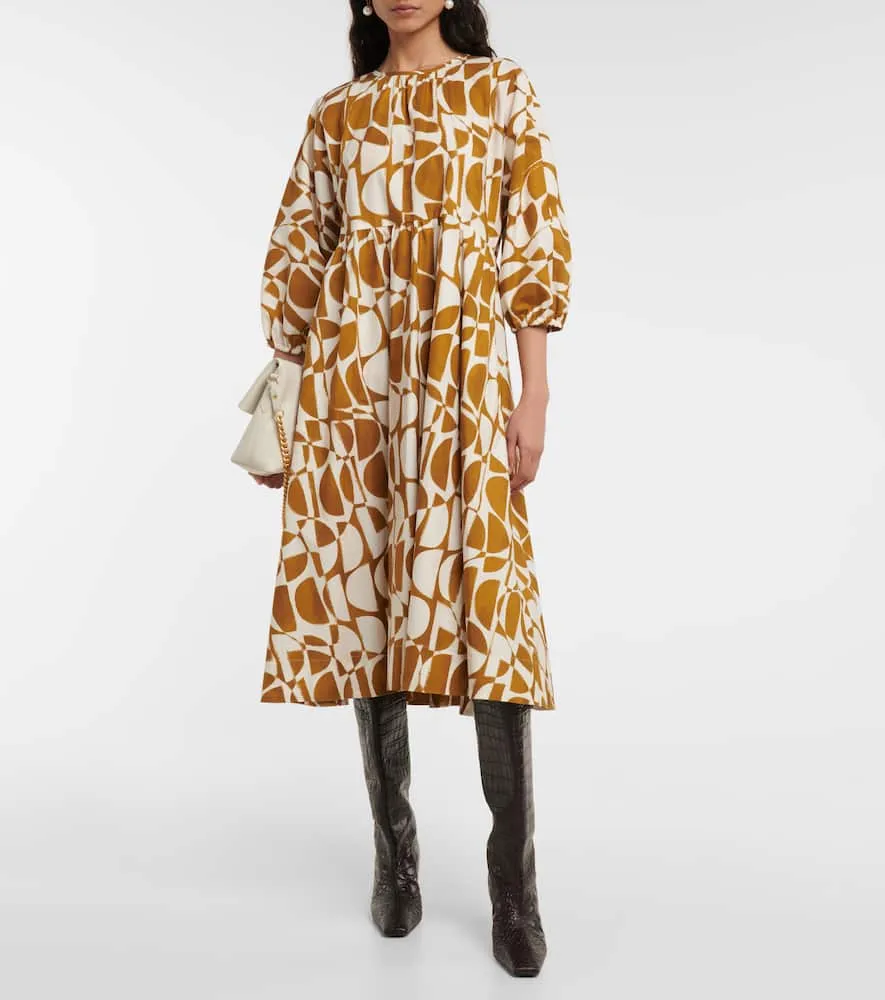 'S Max Mara Adatti cotton poplin midi dress