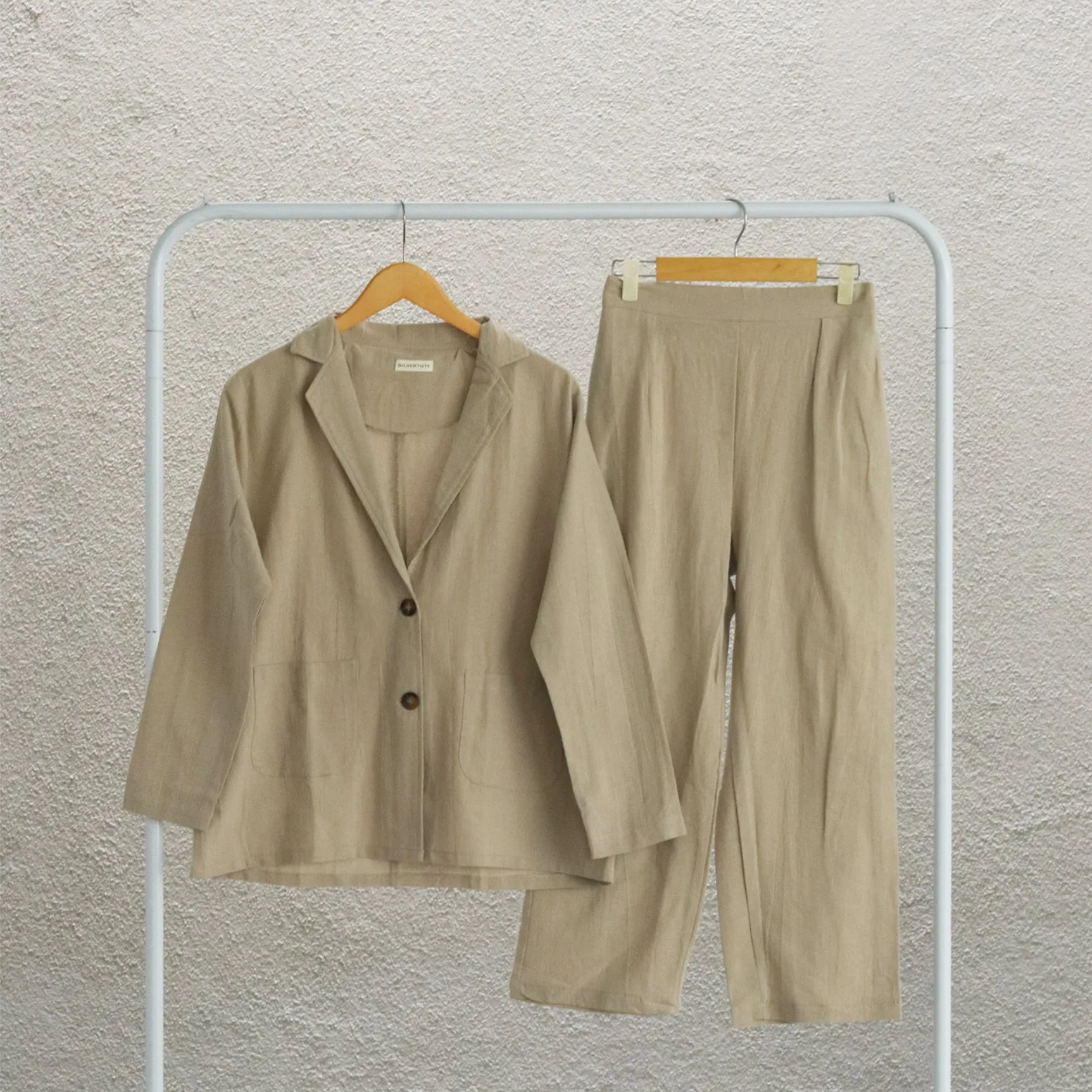 Silvertote Apparel Akira Blazer Set Pants