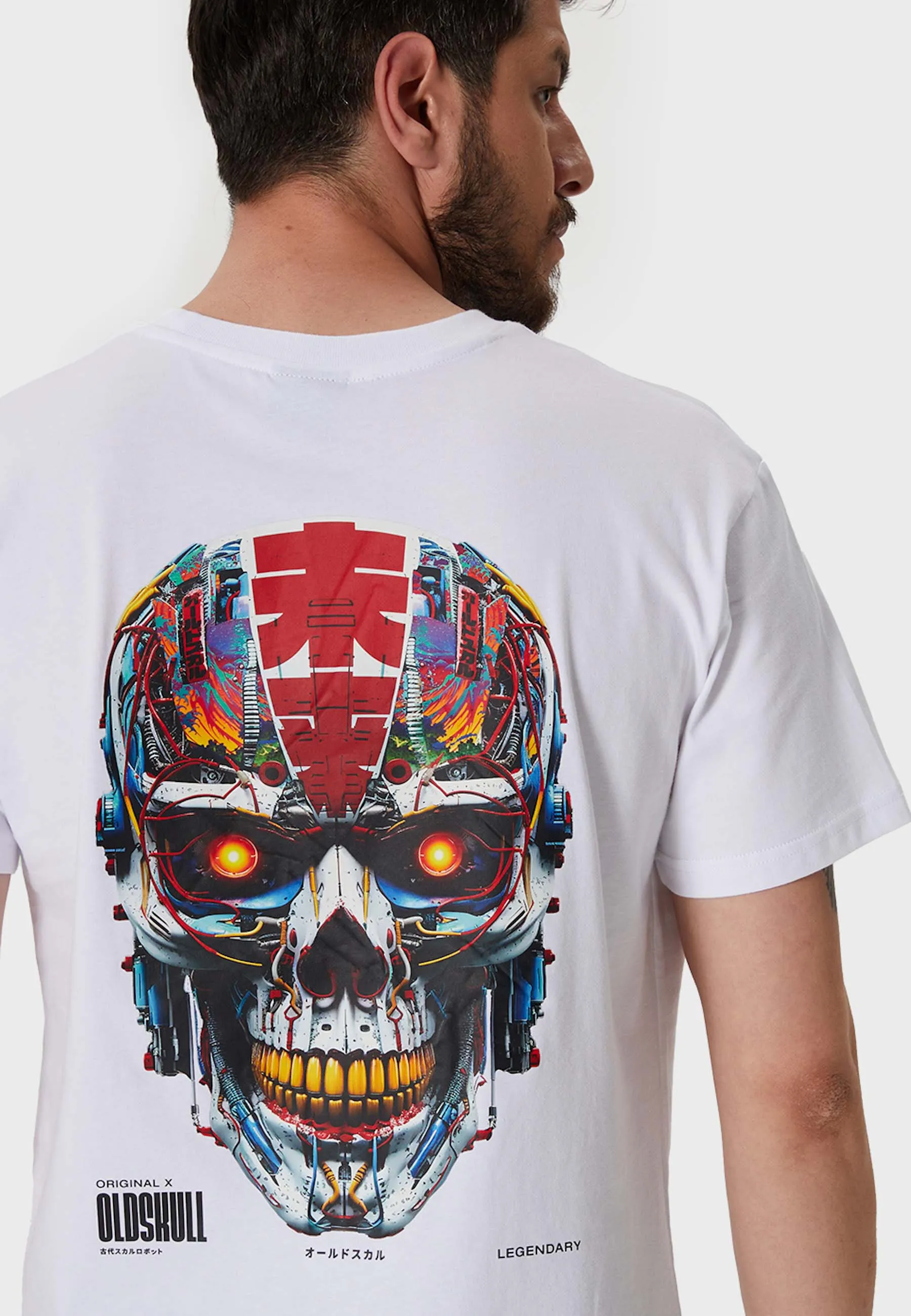 Tee-800 Backprint T-Shirt White