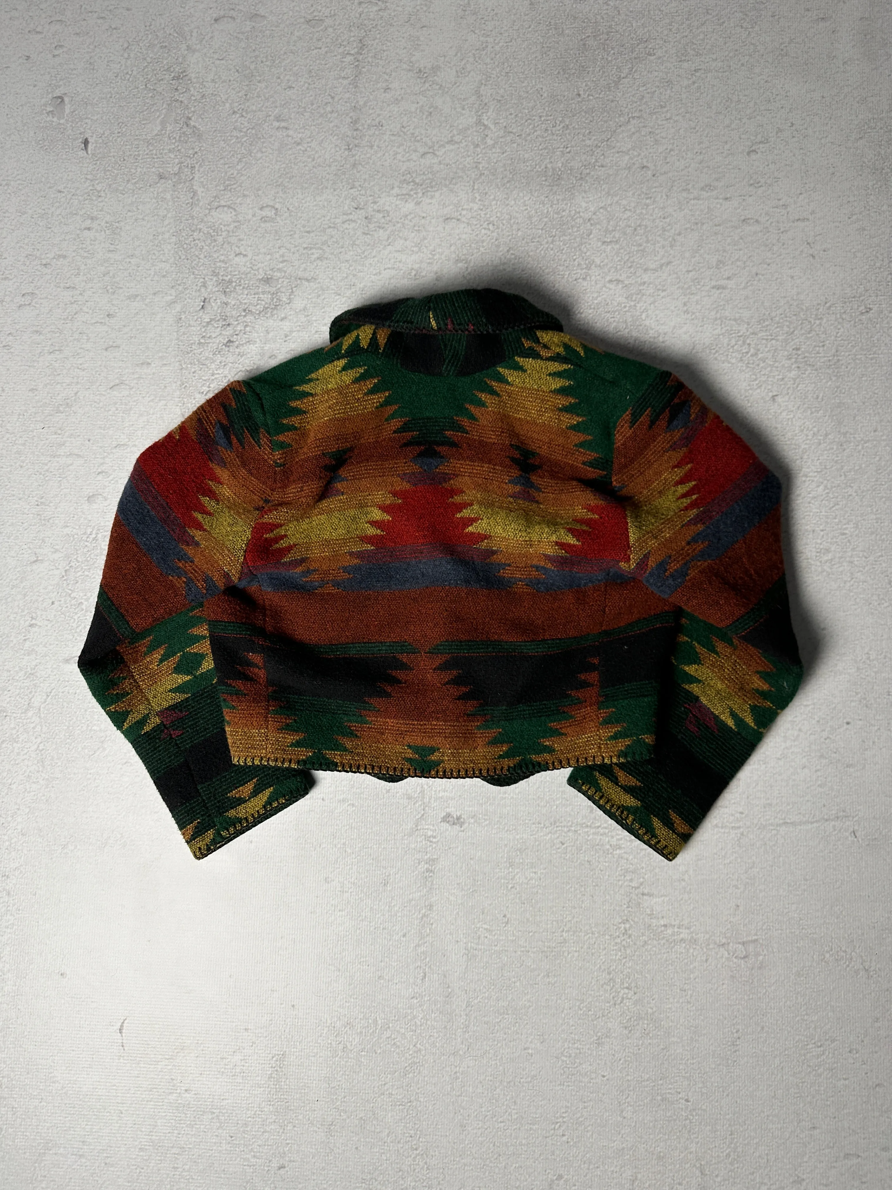 Vintage Western Cropped Blazer - Women's Large