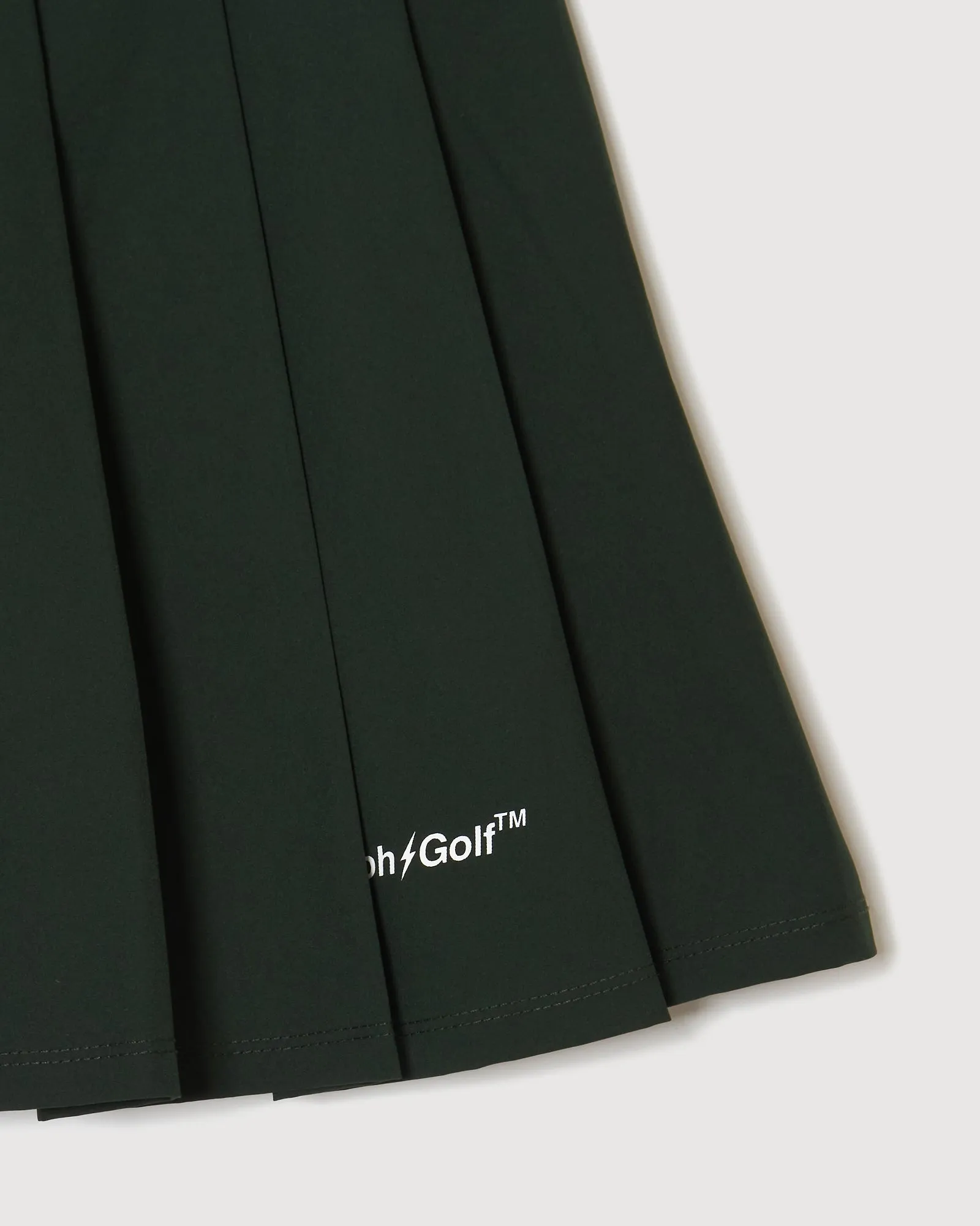 [WOMEN] #THUNDER STRIPES ADJUSTABLE SKIRT GREEN